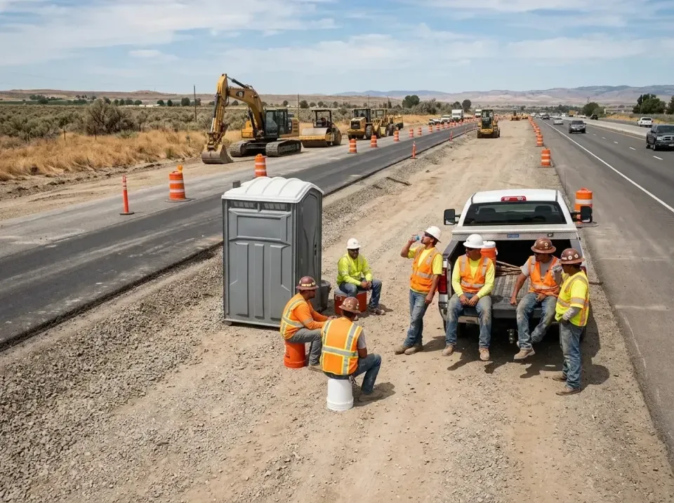 highway-road-construction-crew-007 — frequently asked questions, Porta Potty and Restroom Rentals in Beaver Dam, WI